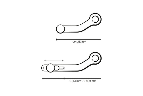 Palanca de cambios BMW F 750 GS, F 850 GS / Adv (17-).